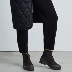 Everlane‎ Black Canvas Utility Boots Sz. 5.5